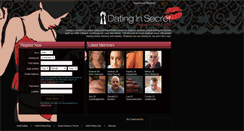 Desktop Screenshot of datinginsecret.com